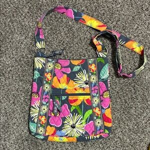 🌻 2/$20 Vera Bradley JAZZY BLOOMS Crossbody HandBag Purse